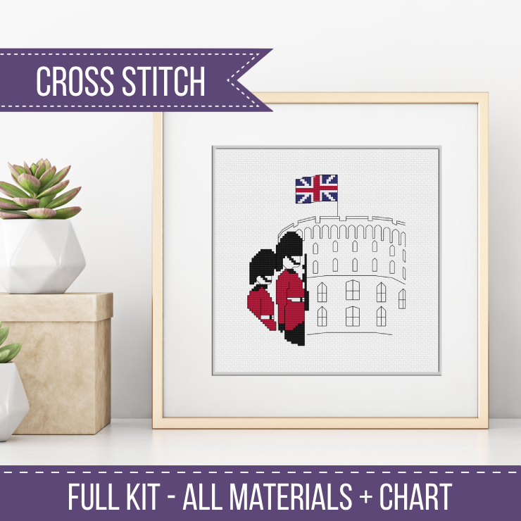 Windsor Castle Kit Cross Stitch Kit by Peppermint Purple