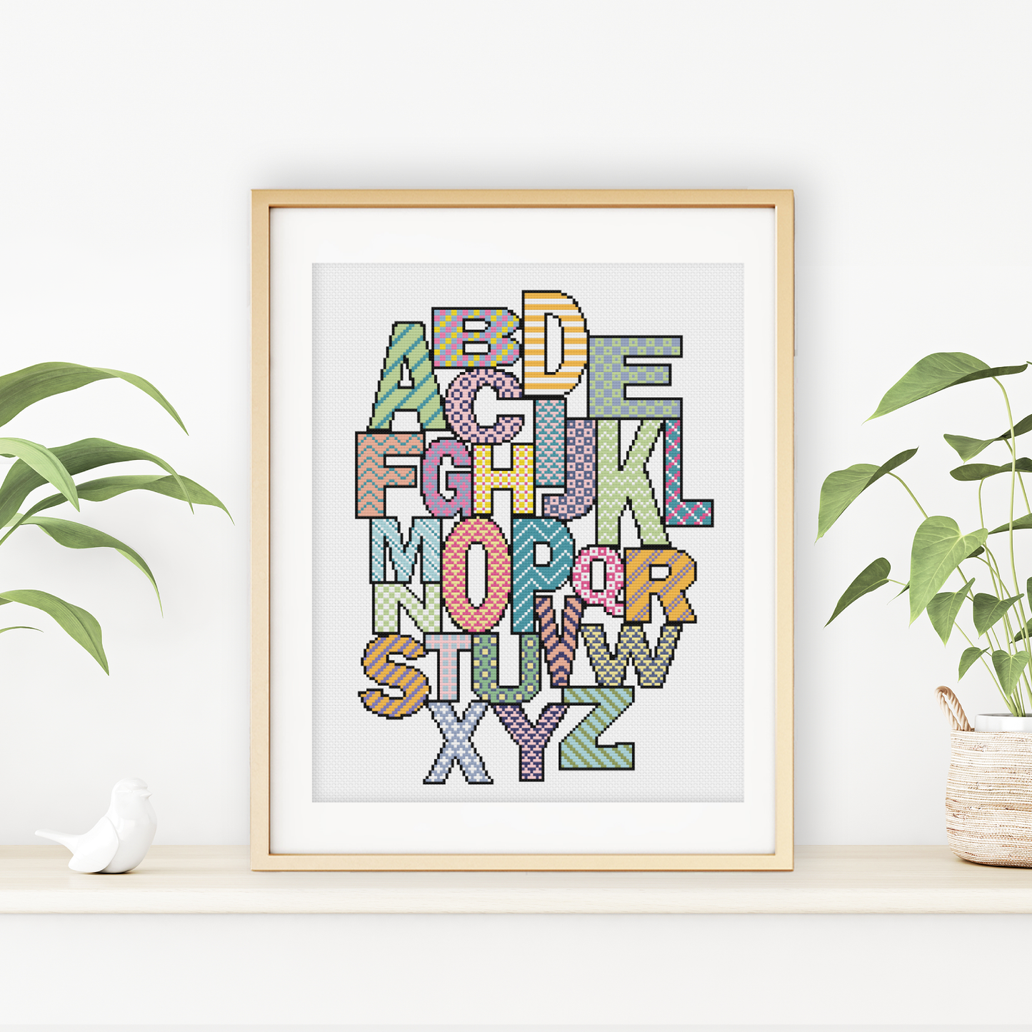 Nursery Chart Cross Stitch Pattern by Peppermint Purple