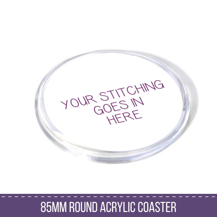 Round Coaster Blank Coaster by Peppermint Purple
