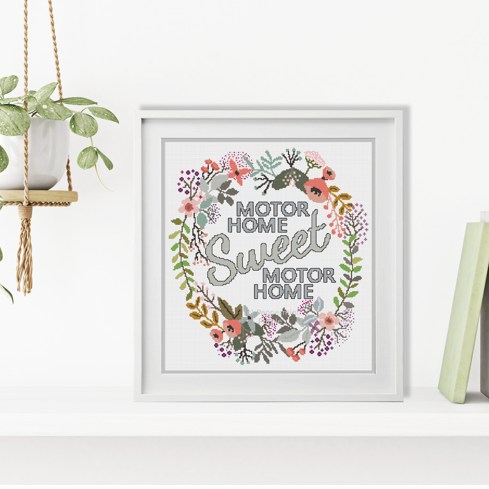 Motor Home Cross Stitch Cross Stitch Pattern by Peppermint Purple