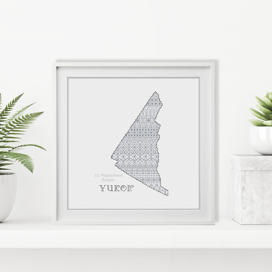Yukon Blackwork Pattern by Peppermint Purple