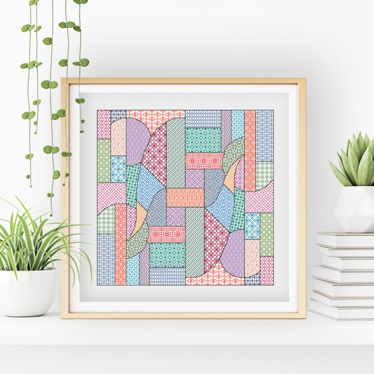 Blackwork Challenge Blackwork Pattern by Peppermint Purple