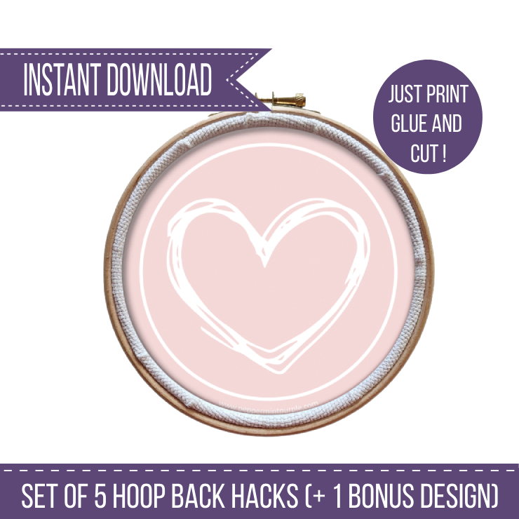 The Hoop Back Hack - Hearts Version by Peppermint Purple