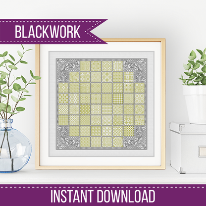 2023 Nodis Layout - Blackwork Patterns & Cross Stitch by Peppermint Purple