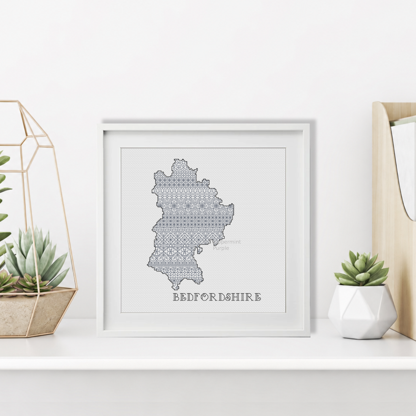 Bedfordshire Blackwork Pattern by Peppermint Purple