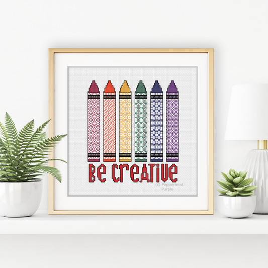 Be Creative Blackwork Pattern by Peppermint Purple