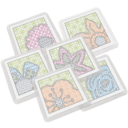 Bold Floral Coasters