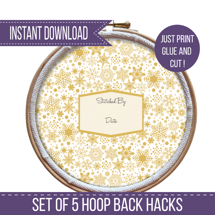 The Hoop Back Hack - Christmas Version by Peppermint Purple