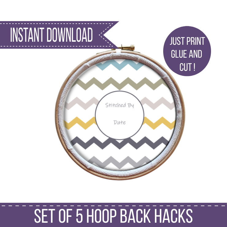 The Hoop Back Hack - Geometric Version by Peppermint Purple