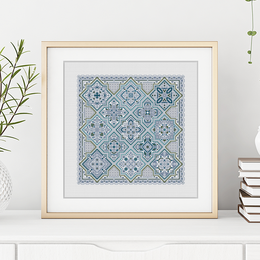 Turkish Delights Blackwork Pattern by Peppermint Purple