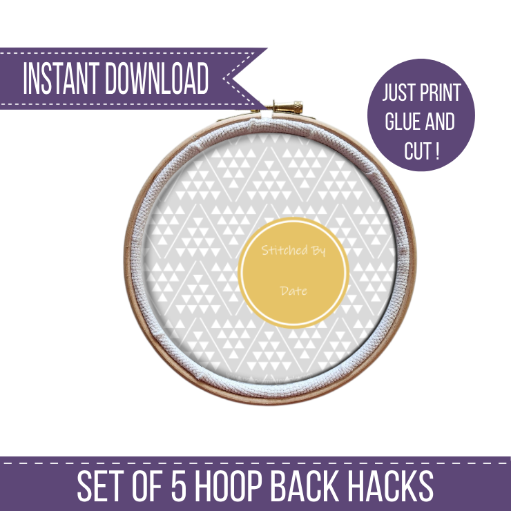 The Hoop Back Hack - Geometric Version by Peppermint Purple