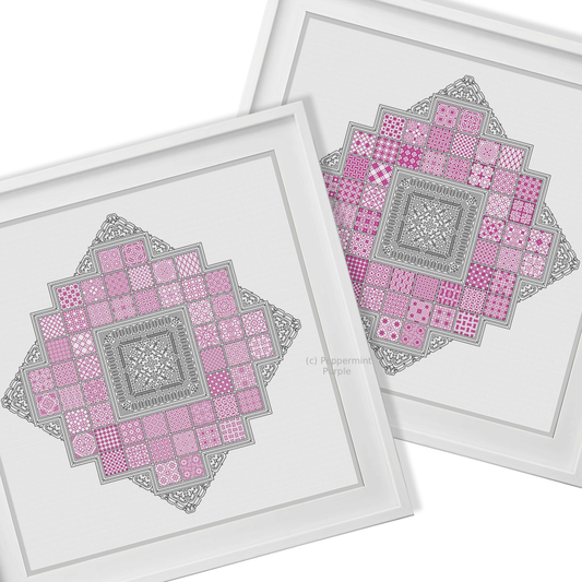 2023 Laetus Layout 2023 SAL-Border by Peppermint Purple