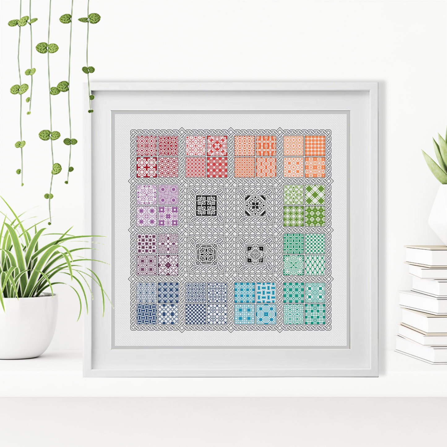 2023 Interwoven Layout 2023 SAL-Border by Peppermint Purple