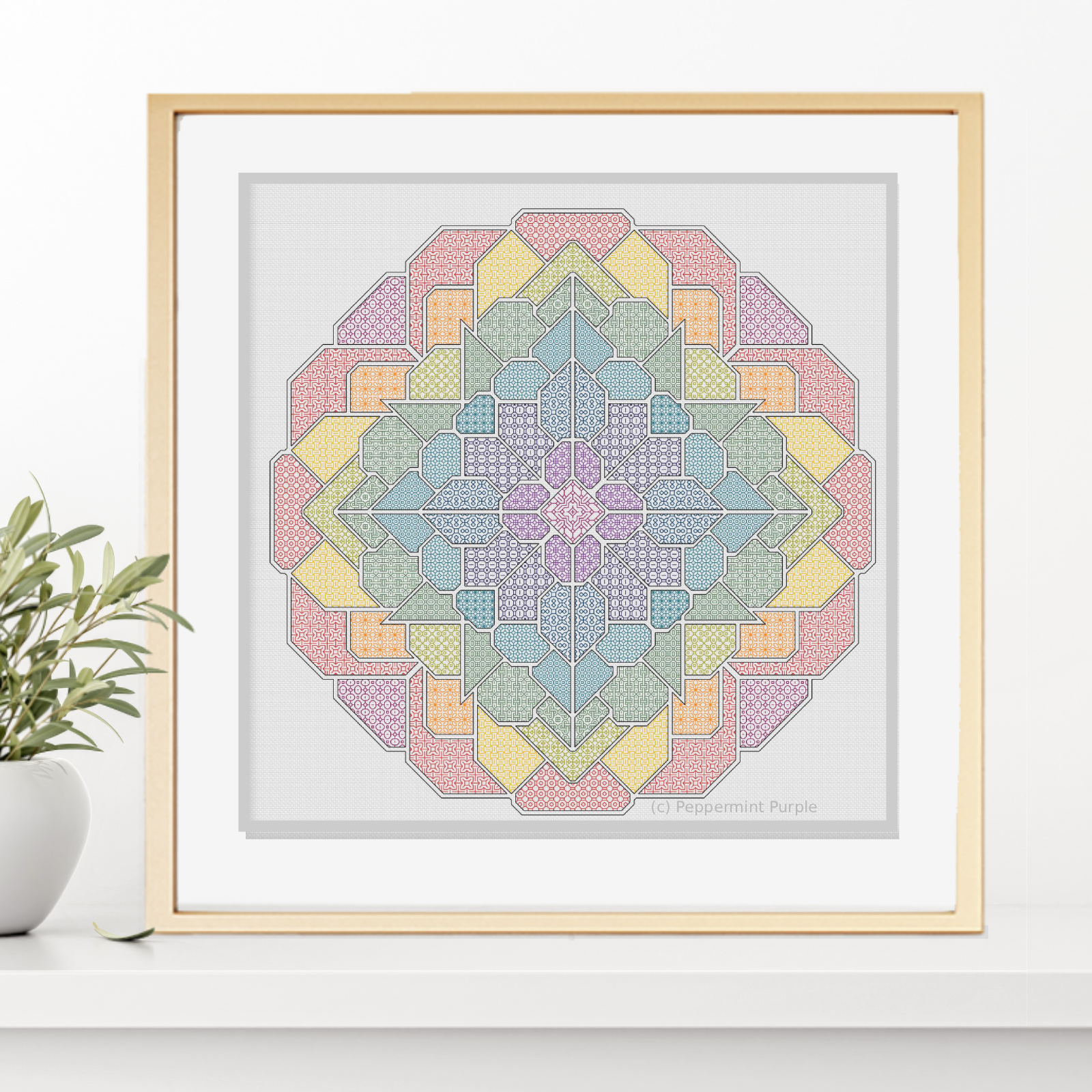 Savitas Blackwork Pattern by Peppermint Purple