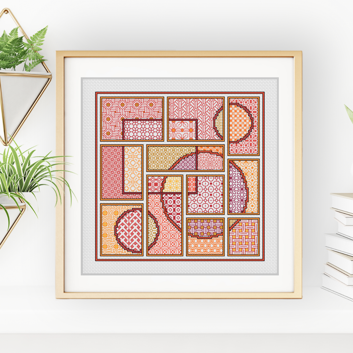 The Sunset Edit Blackwork Pattern by Peppermint Purple