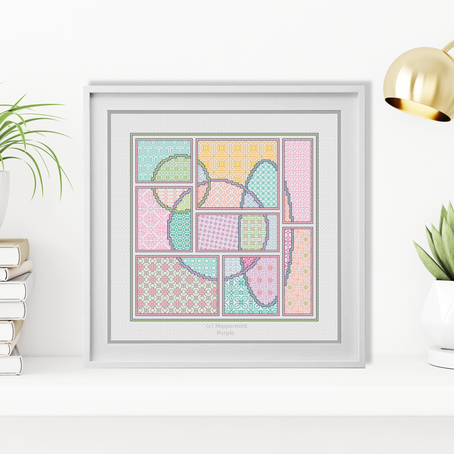 The Spring Edit Blackwork Pattern by Peppermint Purple