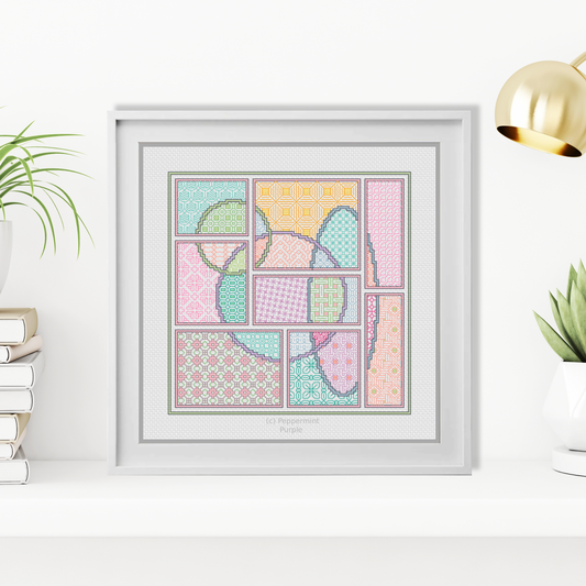 The Spring Edit Blackwork Pattern by Peppermint Purple