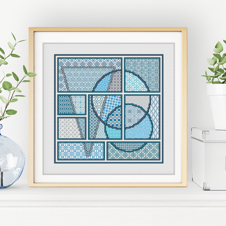 The Winter Edit Blackwork Pattern by Peppermint Purple