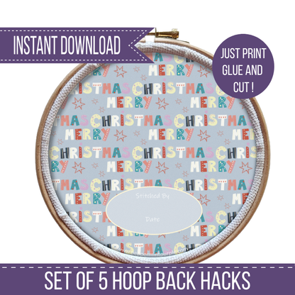 The Hoop Back Hack - Christmas Version by Peppermint Purple