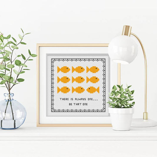 Centre Stage - Be The One Blackwork Pattern by Peppermint Purple