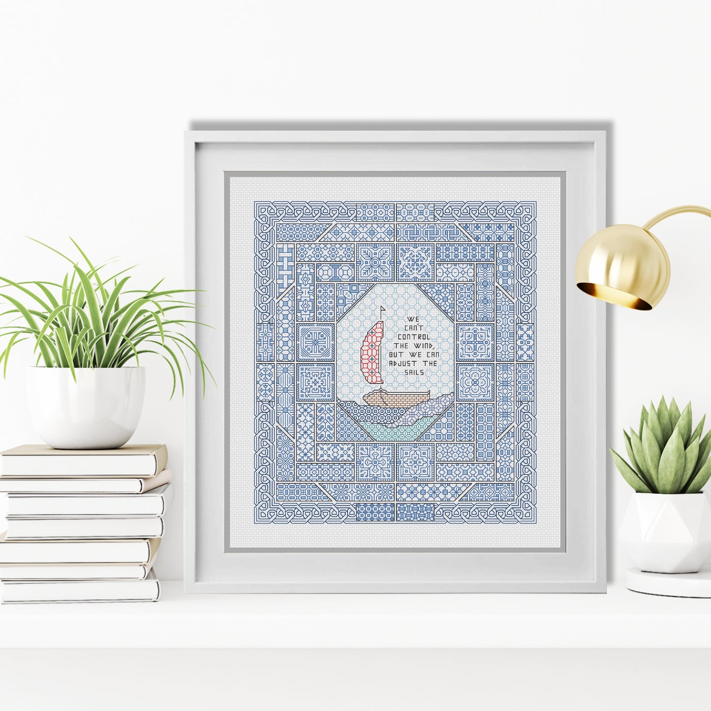 2024 SAL - The Wind Blackwork Pattern by Peppermint Purple