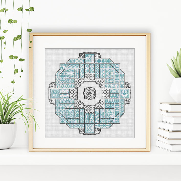 2024 SAL - Insolitum Blackwork Pattern by Peppermint Purple