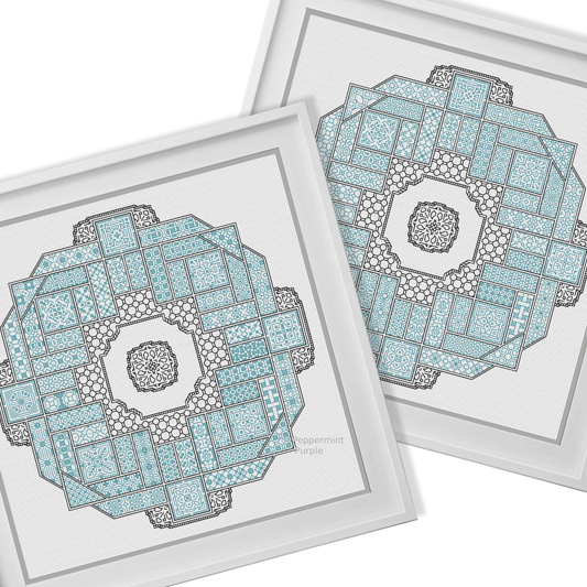 2024 SAL - Insolitum Blackwork Pattern by Peppermint Purple