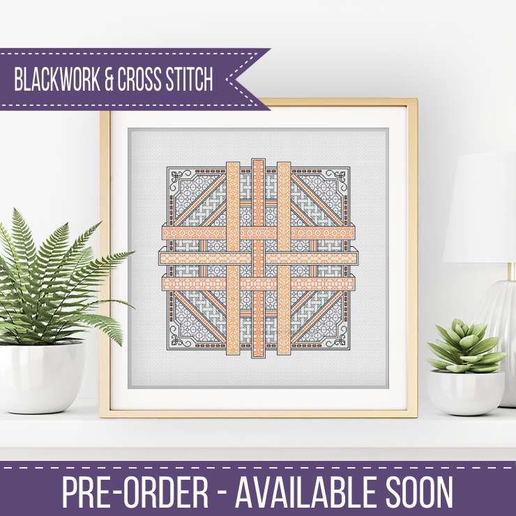 Wrapped Up - Pre Order available 20th December 2025 Blackwork Pattern by Peppermint Purple