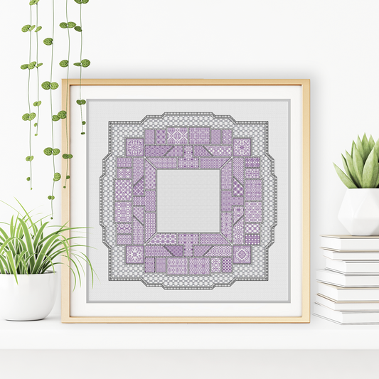 Centre Stage - 2025 Illusio Blackwork Pattern by Peppermint Purple