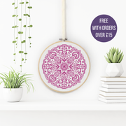 Mandala In Plum