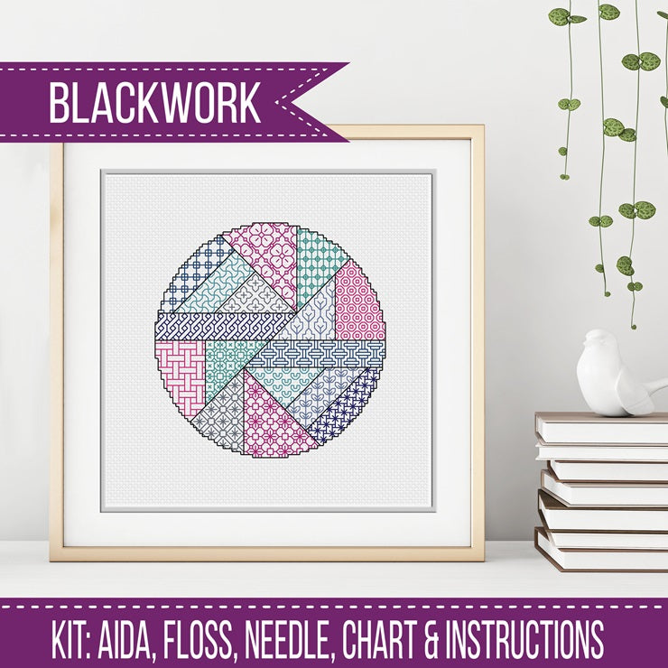 The Circle Blackwork Kit