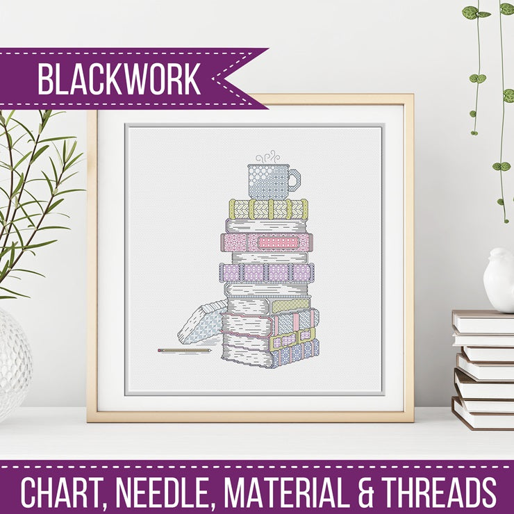 Time To Relax - Blackwork Books Kit