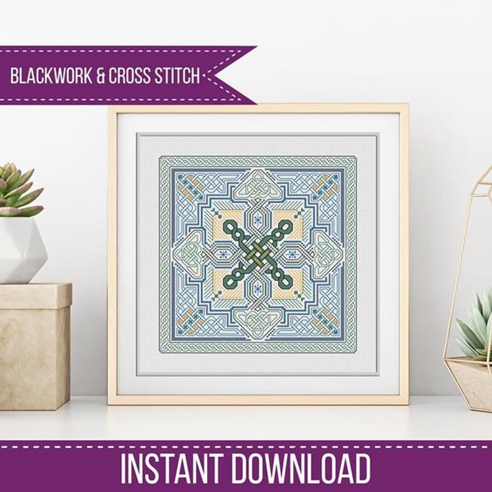 Hints Of Celtic Knots - Blackwork Patterns & Cross Stitch by Peppermint Purple