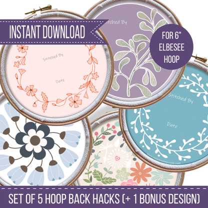 The Hoop Back Hack - Floral Version by Peppermint Purple