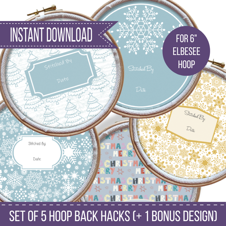 The Hoop Back Hack - Christmas Version by Peppermint Purple