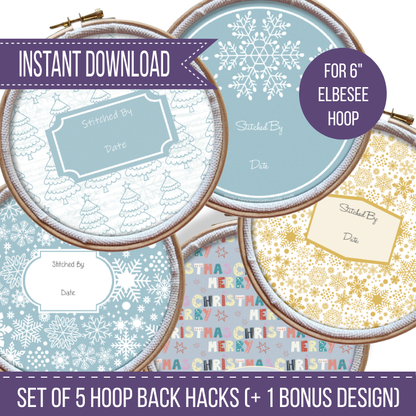 The Hoop Back Hack - Christmas Version by Peppermint Purple