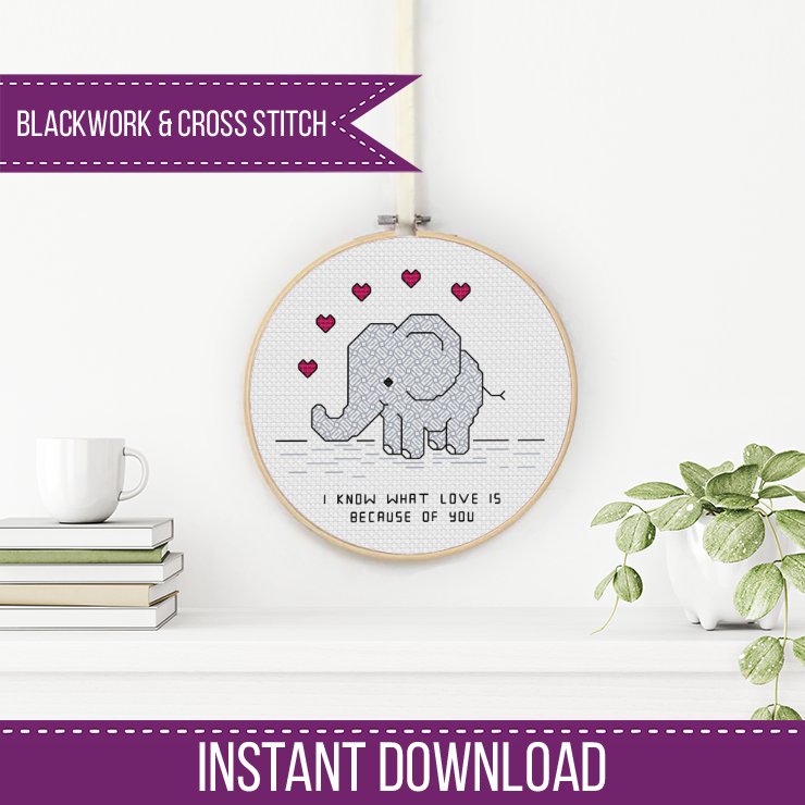 Love Is - Blackwork Patterns & Cross Stitch by Peppermint Purple