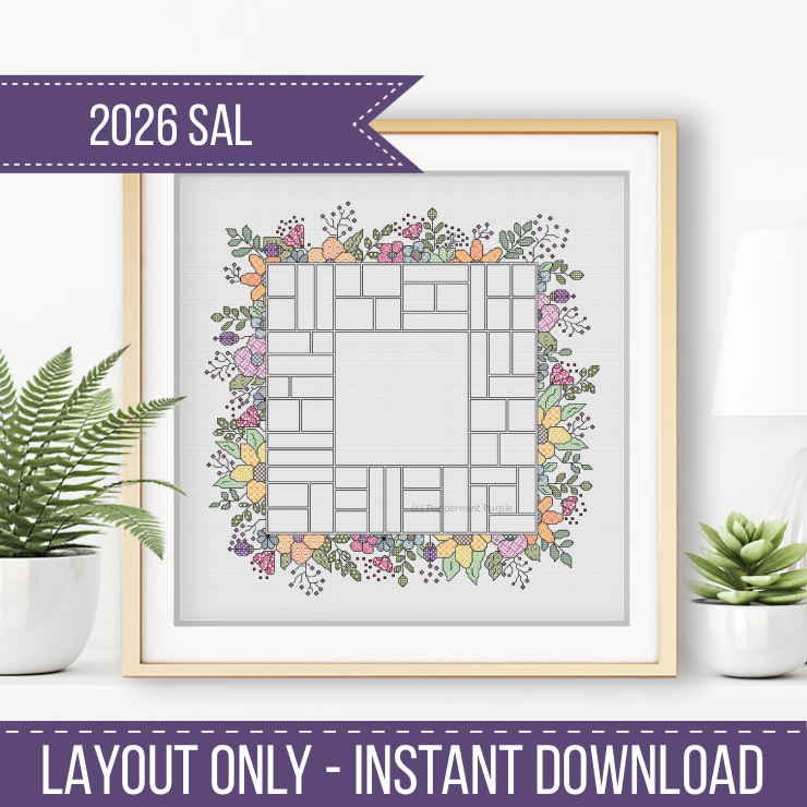 2026 SAL - Floral Centre Stage 2026 SAL-Border by Peppermint Purple