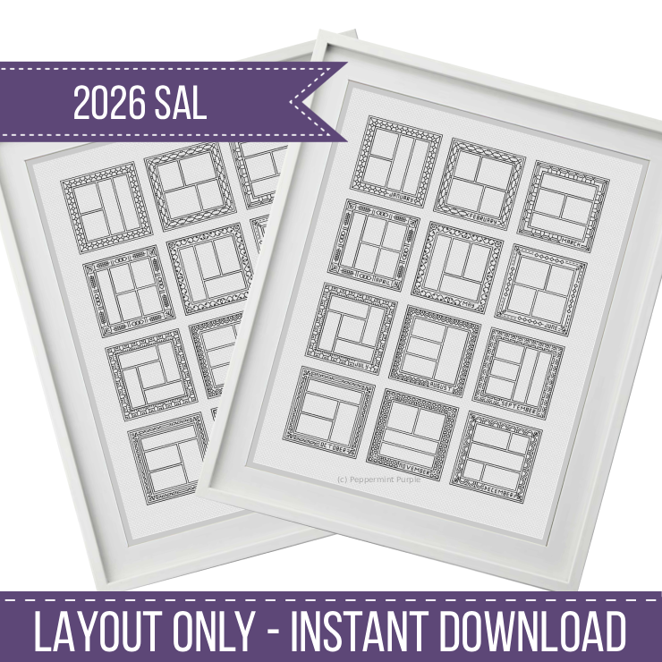 2026 SAL - 12 Frames 2026 SAL-Border by Peppermint Purple