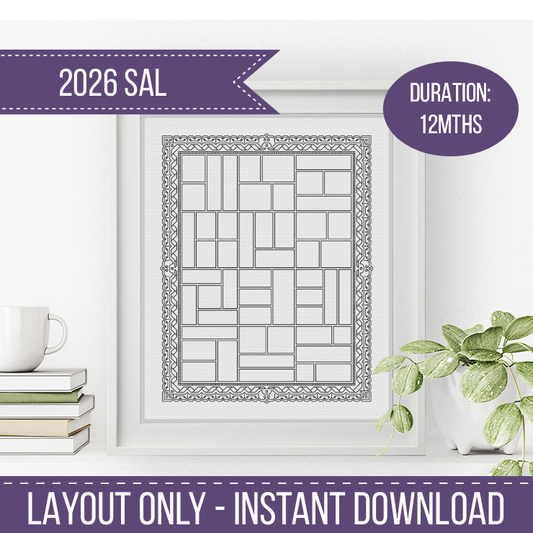 2026 SAL - Elegant Border 2026 SAL-Border by Peppermint Purple