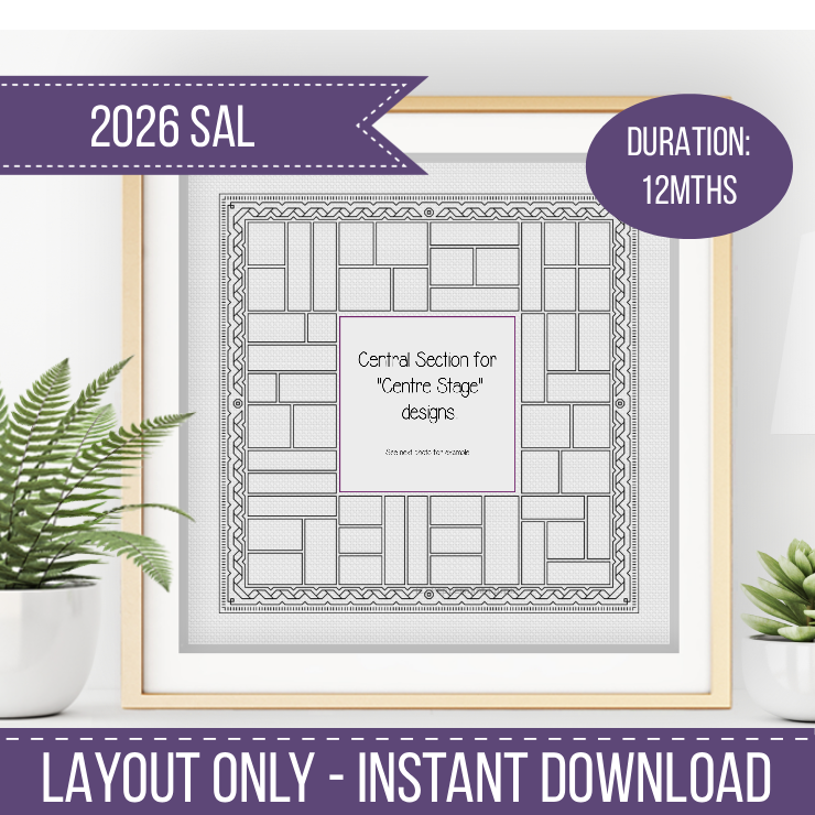2026 SAL - Simple Centre Stage 2026 SAL-Border by Peppermint Purple