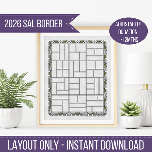 2026 SAL - Adjustable Border 4 2026 SAL-Border by Peppermint Purple