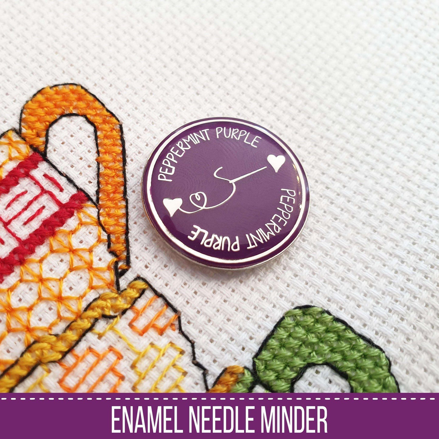 Peppermint Purple Needle Minder - Blackwork Patterns & Cross Stitch by Peppermint Purple