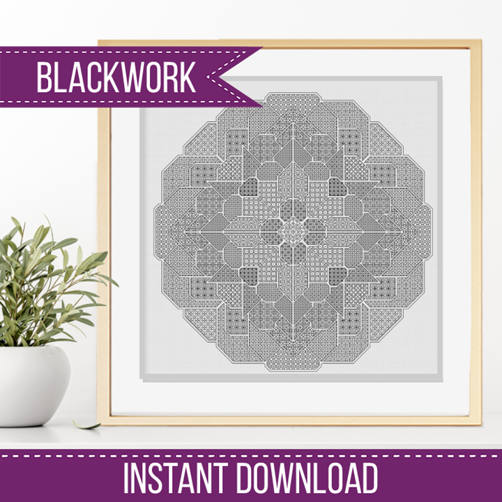 Savitas - Blackwork Patterns & Cross Stitch by Peppermint Purple