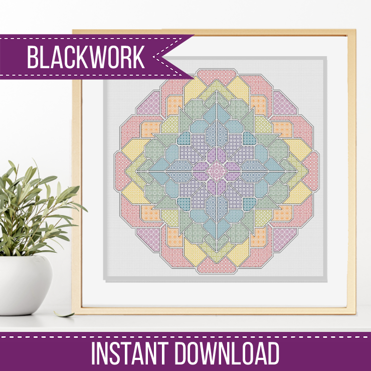 Savitas - Blackwork Patterns & Cross Stitch by Peppermint Purple