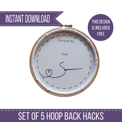 The Hoop Back Hack - Floral Version by Peppermint Purple
