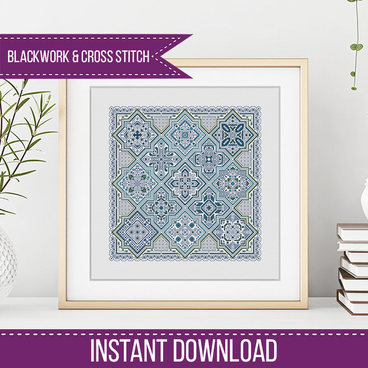 Turkish Delights - Blackwork Patterns & Cross Stitch by Peppermint Purple