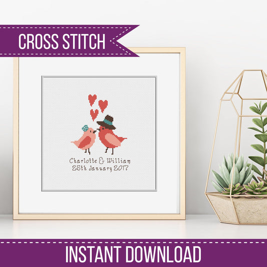 Wedding - Blackwork Patterns & Cross Stitch by Peppermint Purple