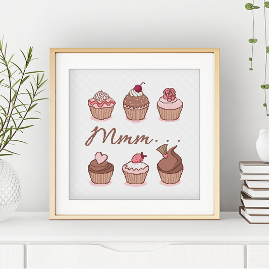 Cakes Cross Stitch Pattern by Peppermint Purple