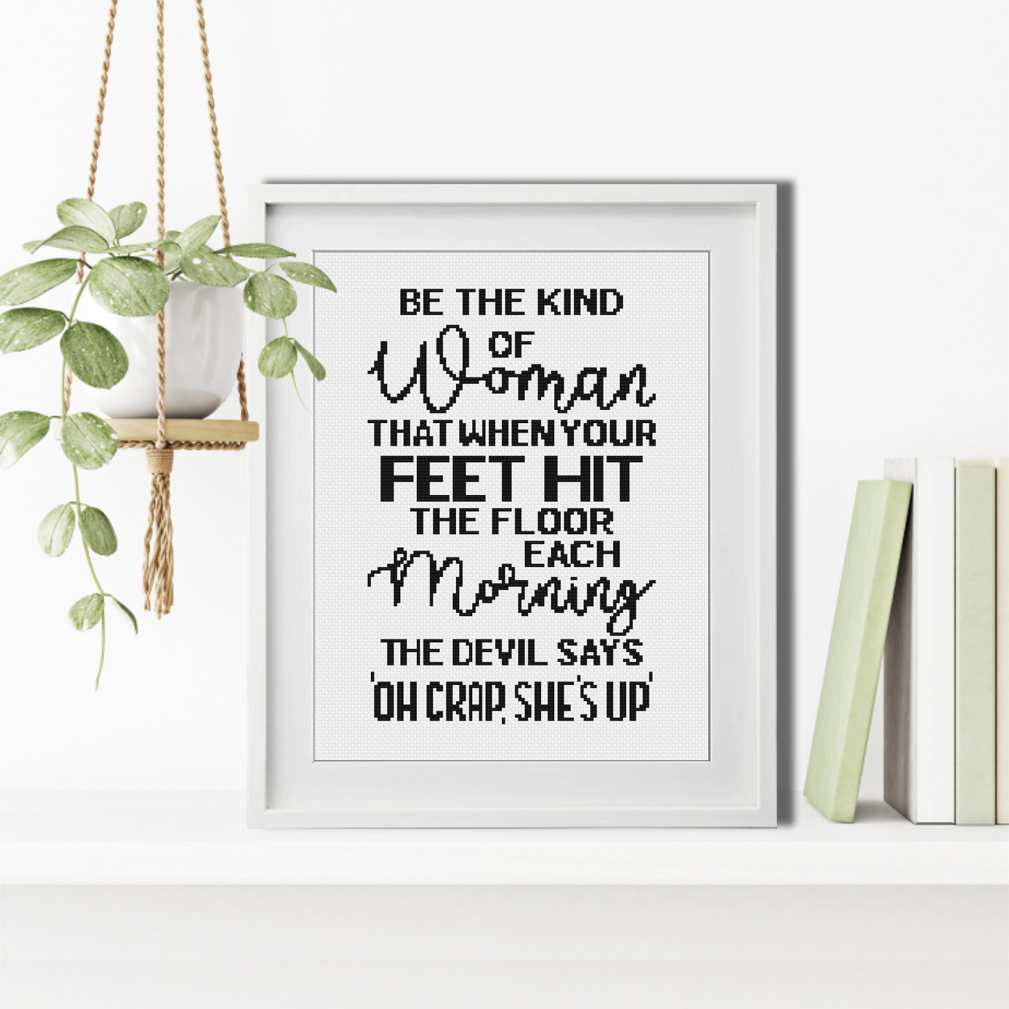 The Kind of Woman Cross Stitch Pattern by Peppermint Purple
